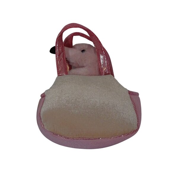 Aurora 2 pc Plush Flamingo and Pink Purse Stuffed Animal 2019 FLAW - Picture 2 of 12